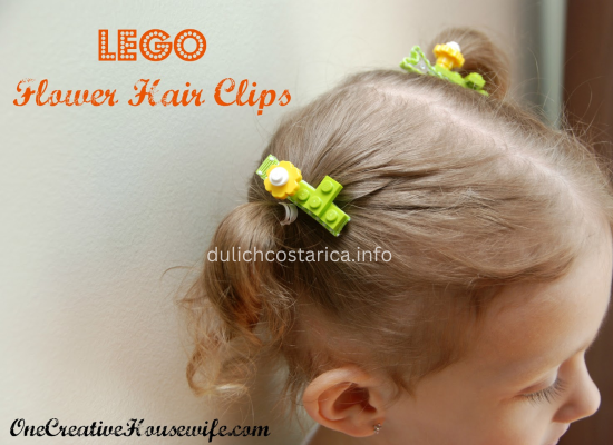 Lego hair clips